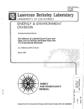 Cover page: The Influence of a Subslab Gravel Layer and Open Area on Soil-Gas and Radon Entry into Two Experimental Basements