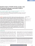 Cover page: Spatial analysis of Cdc42 activity reveals a role for plasma membrane–associated Cdc42 in centrosome regulation