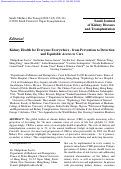 Cover page: Kidney health for everyone everywhere - from prevention to detection and equitable access to care.