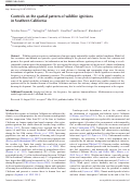 Cover page: Controls on the spatial pattern of wildfire ignitions in Southern California