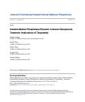 Cover page: Isolated Alkaline Phosphatase Elevation in Severe Osteoporosis Treatment: Implications of Teriparatide.