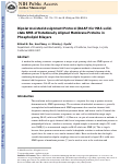 Cover page: Dipolar Assisted Assignment Protocol (DAAP) for MAS solid-state NMR of rotationally aligned membrane proteins in phospholipid bilayers