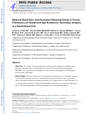 Cover page: Maternal Black Race and Persistent Wheezing Illness in Former Extremely Low Gestational Age Newborns: Secondary Analysis of a Randomized Trial