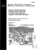 Cover page: Dynamics of H Abstraction from Alcohols (CH3OH, C2H5OH and 2-C3H7OH) Using Velocity Map Imaging in Crossed Molecular Beams