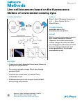 Cover page: Live-cell biosensors based on the fluorescence lifetime of environment-sensing dyes.