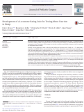 Cover page: Development of a locomotor rating scale for testing motor function in sheep