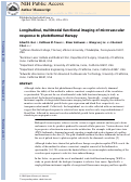 Cover page: Longitudinal, multimodal functional imaging of microvascular response to photothermal therapy.