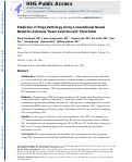 Cover page: Prediction of Polyp Pathology Using Convolutional Neural Networks Achieves "Resect and Discard" Thresholds.