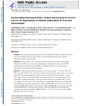 Cover page: Alcohol Abuse Decreases Pelvic Control and Survival in Cervical Cancer