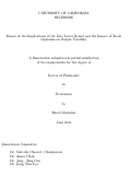 Cover page: Essays on the Implications of the Zero Lower Bound and the Impact of Trade Openness on Output Volatility