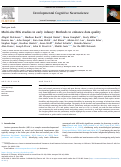 Cover page: Multi-site EEG studies in early infancy: Methods to enhance data quality.