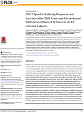 Cover page: HIV-1-Specific Antibody Response and Function after DNA Prime and Recombinant Adenovirus 5 Boost HIV Vaccine in HIV-Infected Subjects