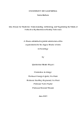 Cover page: Like Poison for Medicine: Understanding, Arbitrating, and Negotiating the Mark of Collective Dysfunction in Reality Television