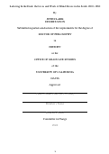 Cover page: Laboring in the Dark: the Lives and Work of Blind Slaves in the South 1800-1880