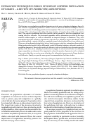 Cover page: Estimation techniques used in studies of copepod population dynamics — A review of underlying assumptions