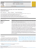 Cover page: Understanding food insecurity risk in the United States: A longitudinal analysis.