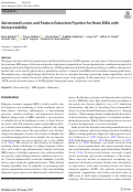 Cover page: Automated Lesion and Feature Extraction Pipeline for Brain MRIs with Interpretability.