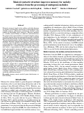 Cover page: Musical syntactic structure improves memory for melody: evidence from the processing of ambiguous melodies