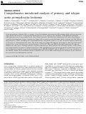 Cover page: Comprehensive mutational analysis of primary and relapse acute promyelocytic leukemia