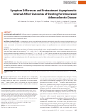 Cover page: Symptom differences and pretreatment asymptomatic interval affect outcomes of stenting for intracranial atherosclerotic disease.