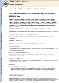 Cover page: Standardization of analysis sets for reporting results from ADNI MRI data