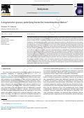 Cover page: A degenerative process underlying hierarchic transitions in evolution