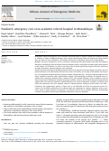 Cover page: Paediatric emergency care at an academic referral hospital in Mozambique