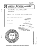 Cover page: SOLAR OPTICAL PROPERTIES OF WINDOWS