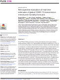 Cover page: Retrospective evaluation of real-time estimates of global COVID-19 transmission trends and mortality forecasts.