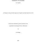 Cover page: A Principal’s Journey Into the Approach of Cognitively Guided Instruction (CGI)