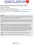 Cover page: Severe Sepsis Manifesting as A-Fib with Rapid Ventricular Rate