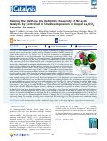 Cover page: Steering the Methane Dry Reforming Reactivity of Ni/La2O3 Catalysts by Controlled In Situ Decomposition of Doped La2NiO4 Precursor Structures