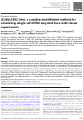 Cover page: SCAN-ATAC-Sim: a scalable and efficient method for simulating single-cell ATAC-seq data from bulk-tissue experiments.