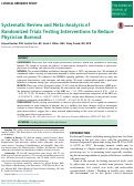 Cover page: Systematic Review and Meta-Analysis of Randomized Trials Testing Interventions to Reduce Physician Burnout