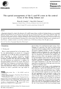 Cover page: The spatial arrangement of the L and M cones in the central fovea of the living human eye