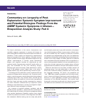 Cover page: Commentary on: Longevity of Post-Explantation Systemic Symptom Improvement and Potential Etiologies: Findings From the ASERF Systemic Symptoms in Women-Biospecimen Analysis Study: Part 4.