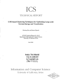 Cover page: LOD-based clustering techniques for optimizing large-scale terrain storage and visualization