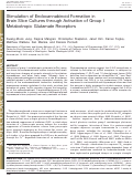 Cover page: Stimulation of Endocannabinoid Formation in Brain Slice Cultures through Activation of Group I Metabotropic Glutamate Receptors