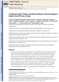 Cover page: Cardiorespiratory fitness and brain diffusion tensor imaging in adults over 80 years of age