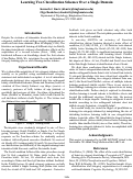 Cover page: Learning Two Classification Schemes Over a Single Domain