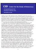 Cover page: Territorial Dimension as Political Strategy: Elite-driven Center-Periphery Cleavage in Spain 1977-2008