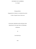 Cover page: Pedagogy Matters: Engaging Diverse Students as Community Researchers in Three Computer Science Classrooms