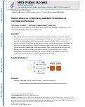 Cover page: Recent advances in improving metabolic robustness of microbial cell factories.