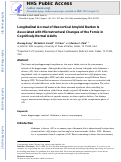 Cover page: Longitudinal accrual of neocortical amyloid burden is associated with microstructural changes of the fornix in cognitively normal adults