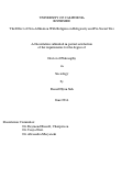 Cover page: The Effect of Non-Affiliation With Religion on Religiosity and Pro-Social Ties