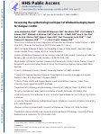 Cover page: Assessing the epidemiological effect of wolbachia for dengue control.