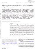 Cover page: OzDES reverberation mapping program: Lag recovery reliability for 6-yr C iv analysis