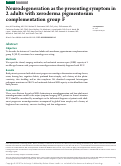 Cover page: Neurodegeneration as the presenting symptom in 2 adults with xeroderma pigmentosum complementation group F