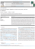 Cover page: Not all fun and games: Disparities in school recess persist, and must be addressed.