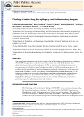 Cover page: Finding a better drug for epilepsy: Antiinflammatory targets